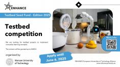 Grafika promująca konkurs ENHANCE Testbed Competition 2025