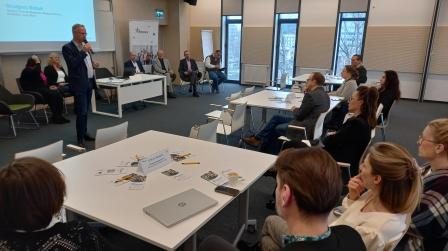 Grzegorz Robak, Director of the Centre for International Cooperation, addresses the meeting participants