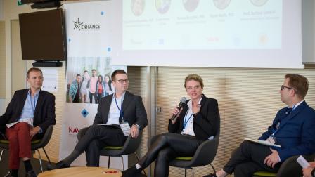 Participants of one of the discussion panels