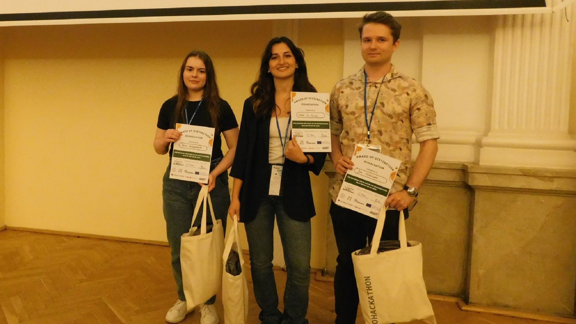 ENHANCE BioHackathon award winners