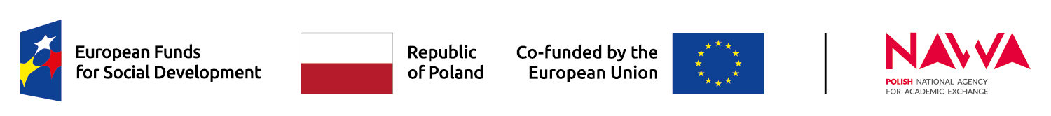 multicolor combination of logos informing about co-financing of the project from the European Union funds