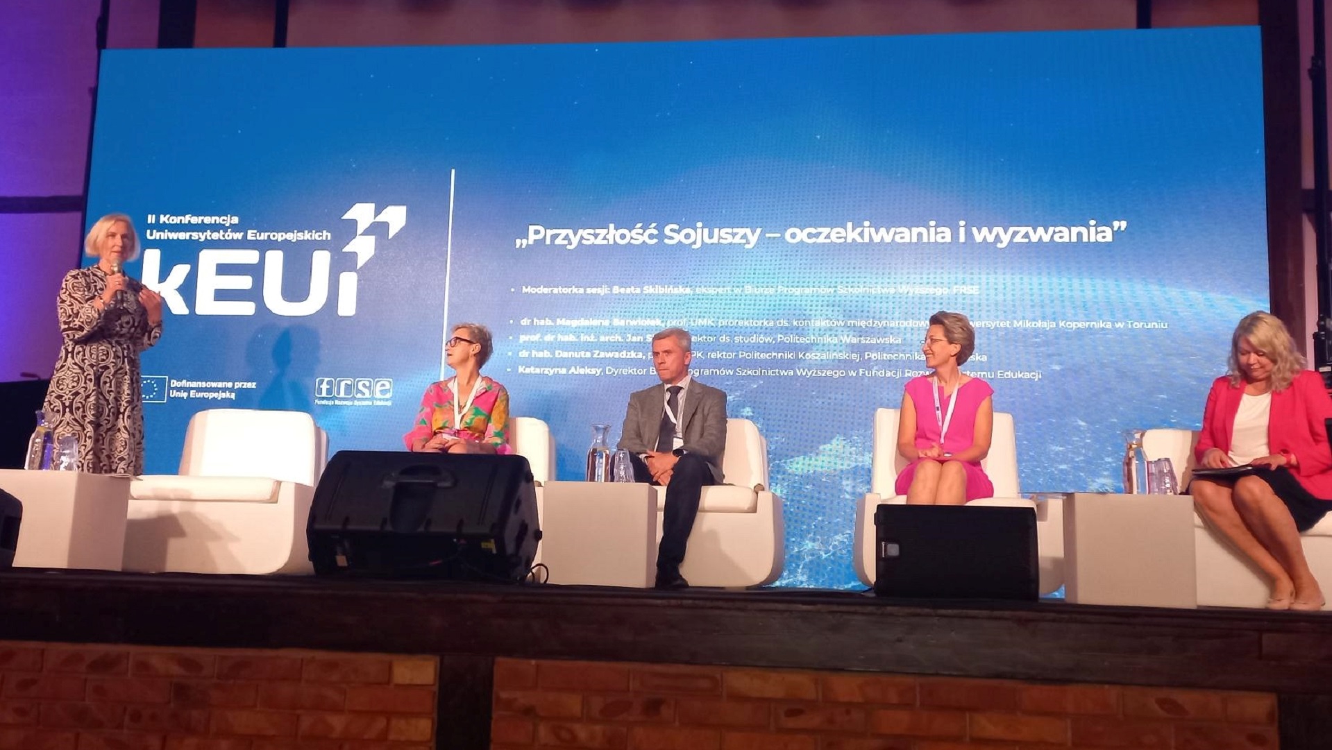 Participants of one of the discussion panels